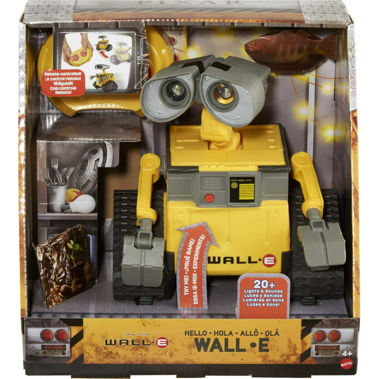 Disney and Pixar WALL-E Robot Toy, Remote Control Hello WALL-E Robot 