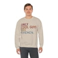 thumbnail image 5 of Fireman Sweatshirt Gifts Crew Neck Shirt Long Sleeve Unisex, 5 of 5
