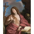 thumbnail image 3 of Guercino 20x24 Black Modern Framed Museum Art Print Titled - The Penitent Magdalene, 3 of 5