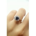 thumbnail image 6 of Floral Vintage Wedding Ring Cubic Zirconia 925 Sterling Silver Size 5, 6 of 8