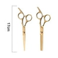 thumbnail image 2 of Hair Cutting Scissor Thinning Shear Set, Hairdressing Thinning/Texturizing Shears/Scissors, Salon Hair Scissors, 2 of 5