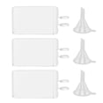 thumbnail image 1 of Bandeja para inmersión de uñas, 3 unidades/juego de reciclaje de purpurina para uñas, molde para manicura francesa, recipiente para polvo para inmersión en uñas, artesanía excepcional, 1 of 8