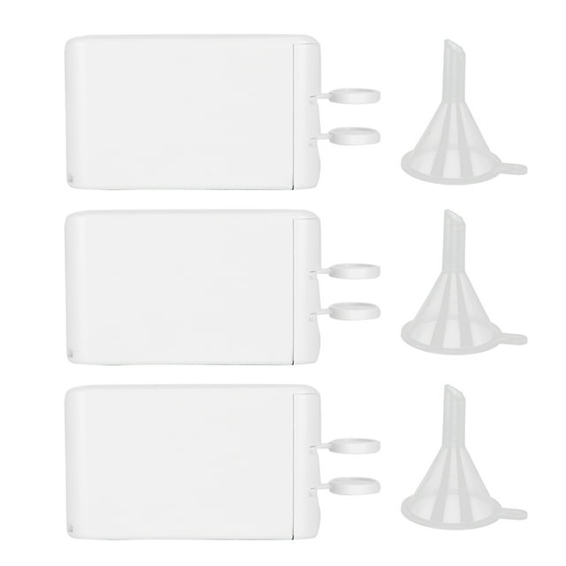 Bandeja para inmersión de uñas, 3 unidades/juego de reciclaje de purpurina para uñas, molde para manicura francesa, recipiente para polvo para inmersión en uñas, artesanía excepcional