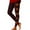 #02 Brown, variant on Gyexs Womens Halloween Leggings High Waisted Athletic Workout Legging Fall Festival Workout Yoga Pants Women's Halloween Fashion #01 Black Size XXL