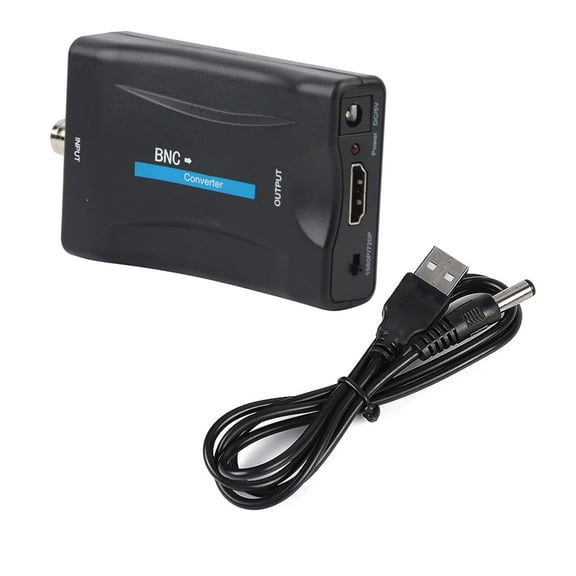 BNC to HDMI Converter Adapter - 1080p/720p Coax Video for PS2/PS3/PSP