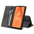 thumbnail image 1 of Cell Phone Wallet Case For Samsung Galaxy A32 5G,RFID Blocking Card Cash Pocket Kickstand Flip PU Leather Shockproof Protective Phone Cover For Samsung Galaxy A32 5G,Black, 1 of 13