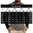 thumbnail image 2 of GrmtClth Men Loose Fit Long Sleeve Crew Neck Shirts, Diagonal Contrast Panel Lightweight Daily Wear Basic Tops Army Green S, 2 of 7
