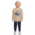 thumbnail image 5 of Garanimals Toddler Boy Solid Fleece Jogger, Sizes 2T-5T, 5 of 6