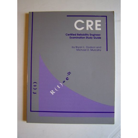 Pre-Owned Certified Reliability Engineering Examination Study Guide, 9780930011130, 0930011139, Paperback,