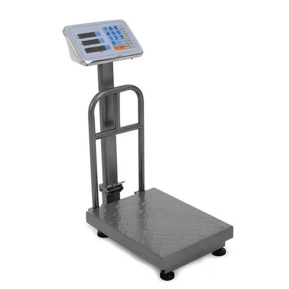 Bascula 150 Kg 110v Uso Rudo Acero industriales Digitales Recargable gris