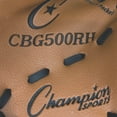 thumbnail image 4 of Champion Sports Catcher's Mitt - Synthetic Leather | Deep Pocket and Scoop Toe Design | Adjustable Wrist Strap Closure | Youth Size: 32" | Regular Fit, 4 of 6