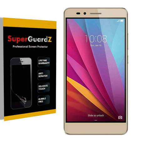 [8-Pack] Huawei Honor 5X SuperGuardZ Screen Protector, Ultra Clear, Anti-Scratch, Anti-Bubble