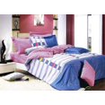 thumbnail image 1 of Le Vele LE455T Twin Size Duvet Cover Sheets Set, Jean, 1 of 3