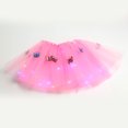 thumbnail image 4 of IROINNID Children's Skirt With Light-emitting Butterfly Skirt Girls Pettiskirt Led Light Skirt Party Dancing Dress Skirts Spring Saving, 4 of 7