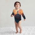 thumbnail image 4 of Xecao Lighthouse At Sunset Coast Print Baby unisex-baby Cotton Long-sleeve Bodysuits-6 Months, 4 of 6