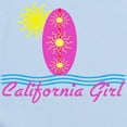 thumbnail image 2 of CafePress - California Girl Baby Bodysuit Pink Surfboard W/Sun - Baby Light Bodysuit, Size Newborn - 24 Months, 2 of 4