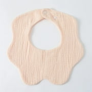 Cotton Gauze Baby Bibs Solid Color Infant Bib Newborn Burp Cloths Bandana Scarf for Boys Girls Feeding Saliva Towel style 16