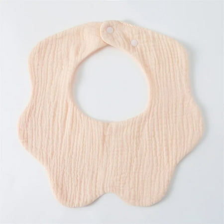 Cotton Gauze Baby Bibs Solid Color Infant Bib Newborn Burp Cloths Bandana Scarf for Boys Girls Feeding Saliva Towel style 16