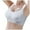 Grey, variant on Wdgfv Bras for Women Comfort Seamless Bra, Cross Back Adjustable Bralette Bra, Wireless Everyday Bras for Women A-C Cup Beige XXXXXL