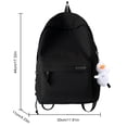 thumbnail image 2 of Mochila para mujer Mochila escolar de gran capacidad Outdoor Play Sport Black, 2 of 9