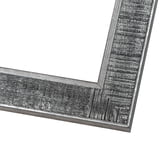 40x18 Frame Silver Black Rustic Sonoma Solid Wood Picture Frame | 1.5 ...