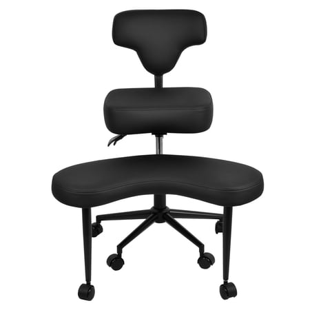Goxfaca Soul Seat Ergonomic Desk Chair with Wheels Height Adjustable Seat with Lumbar Support for Adults Fidget and Yoga Pose Improvement trendy
