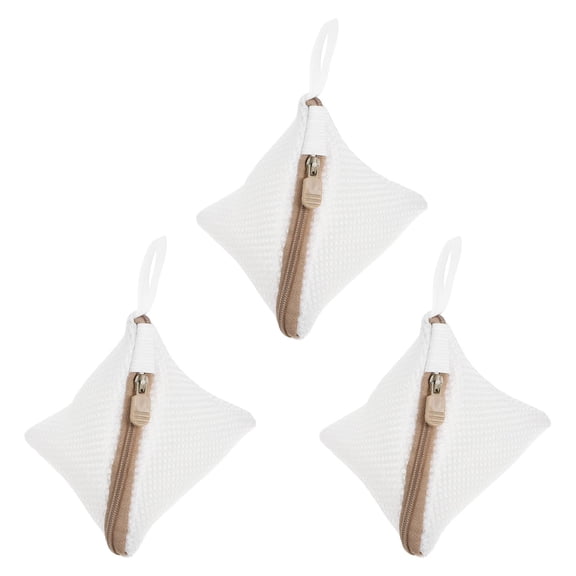 ULTNICE 3Pcs Mini Wash Bag Fine Mesh Laundry Pouch for Clothing Small Garments 12x12x0.8in Machine Compatible