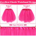 thumbnail image 3 of Women's chiffon Tutu skirt, with elastic waist and fluffy skirt, suitable for various holiday parties, 3 of 4