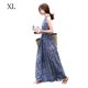 thumbnail image 1 of Vestido floral Cintura alta Vacaciones Verano Ropa sin mangas Vestido largo largo, XL seitruly  AP001146-04B, 1 of 7