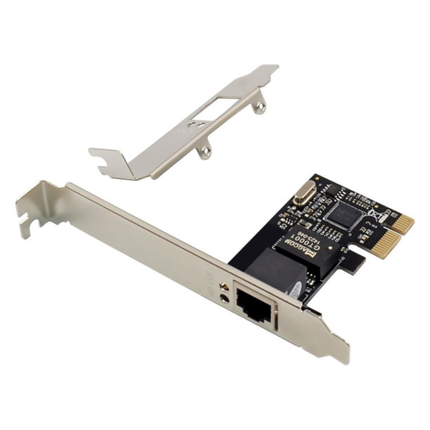 PCIE X1 RJ45 Servidor Gigabit Tarjeta de red RTL8111C Puerto único 1000M Tarjeta adaptadora Ethernet Tarjeta de red para escritorio