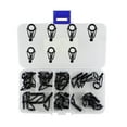 thumbnail image 4 of ZheElen 35 Pcs Anneaux de Canne à Pêche en Céramique Accessoires de Réparation de Pointe de Canne à Pêche, 4 of 6