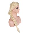 thumbnail image 3 of Peluca para cosplay Elsas Princess Anime, 65 cm, fibra de alta temperatura, 3 of 3