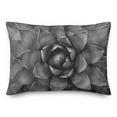 thumbnail image 2 of Creative Products Gray Succulent 14x20 Indoor / Outdoor Pillow, 2 of 3