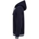 thumbnail image 2 of Front Row - Sudadera con puños y bajos de rayas unisex (Marino/Gris Jaspeado), 2 of 3