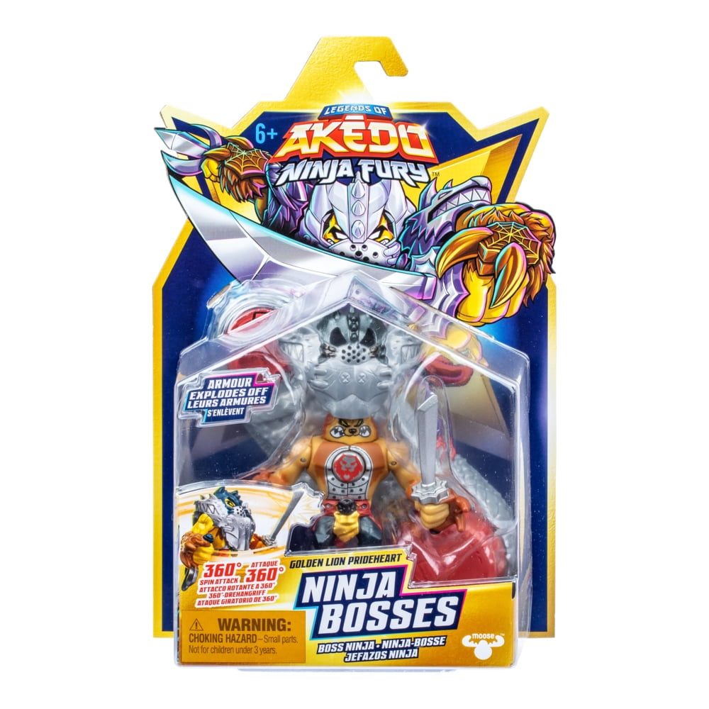 Akedo Ninja Bosses Golden Lion Prideheart