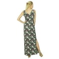 thumbnail image 5 of Bimba Printed Maxi Dress Sleeveless Comed With Side Slit Casual Clothing, 5 of 5