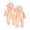 Pink, variant on SHTXOZHI 2 Pack Baby Boy Girl Zipper Footie Infant Fuzzy Fleece Jumpsuit Newborn Long Sleeve Romper
