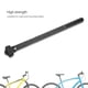 thumbnail image 3 of Tija de Sillín de Bicicleta BMX MTB Mountain 27.2 / 28.6 / 30.8 / 31.6mm Tija para sillín aleación de aluminio MTB Bicicleta de carretera Ciclismo Bicicleta Tubo de asiento Saddle Post,negro Ecomeon no, 3 of 6
