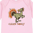 thumbnail image 4 of Inktastic Clever Turkey Thanksgiving Dinosaur Boys or Girls Long Sleeve Baby Bodysuit, 4 of 5