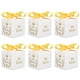 thumbnail image 3 of Cajas de Regalo de Boda Sincero blancas con patrón Mi Bautizo Juego de 50, 3 of 10
