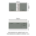 thumbnail image 3 of Cocina Integral Completa Modular Madesa Agata 150cm BG 02, 3 of 5