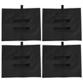 thumbnail image 3 of Bolsa de arena fija para tienda de campaña, de tela Oxford, duradera, color negro, de gran capacidad, a prueba de fugas, para exteriores, parasol y sombrilla, 4 unidades, 3 of 14