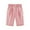 Pink, variant on WRKEKC Girls Summer Shorts, Girls Athletic Shorts, Girl's Summer Solid Color Five Quarter Elastic Waist Sweatwear Pants with Drawstring & Pockets