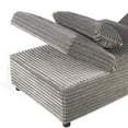 thumbnail image 4 of EBQOSK Convertible Sofa Bed with Wooden Legs – 2-in-1 Comfort & Style Smoke, 4 of 7