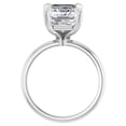 thumbnail image 3 of 2 Carat Lab Grown Diamond Engagement Ring Emerald Cut Solitaire 14k Gold, 3 of 5