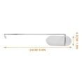 thumbnail image 2 of HEATSHAKING 2Pcs Hat Storage Rack Modern Minimalist Design 11.8x1.8x1.7in Silver, 2 of 8