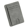 thumbnail image 1 of Xihbxyly Cartera de Piel para Hombre, con Protección Rfid, 8 Ranuras para Tarjetas, Ventana Transparente para Dni, Diseño Fino, Pequeño Compartimento para Efectivo, Elegante y Segura, para Uso Diario, 1 of 1