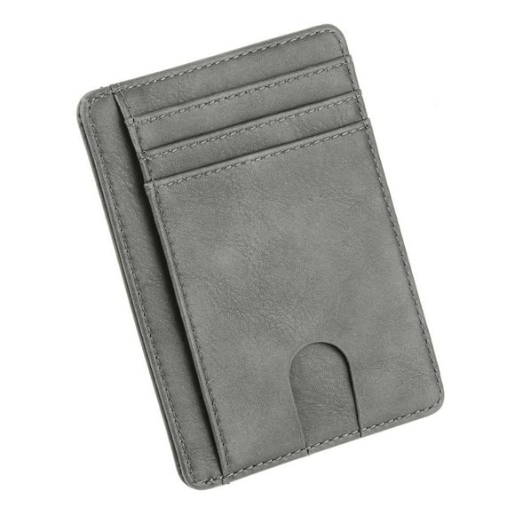 Agiferg New Men's Leather Wallet Thin Credit Card Holder ID Case Purse Bag