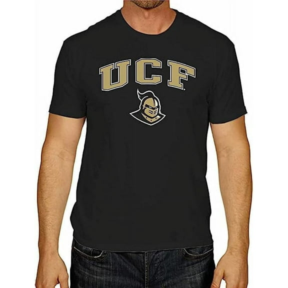 Collegiate Premium Cotton Short-Sleeve T-Shirt - Adult Sizes (as1, alpha, small, regular, regular, UCF Logo)