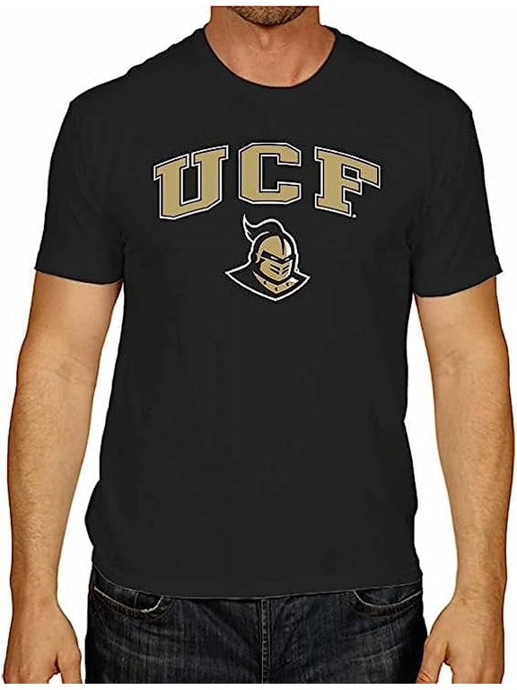 Collegiate Premium Cotton Short-Sleeve T-Shirt - Adult Sizes (as1, alpha, small, regular, regular, UCF Logo)